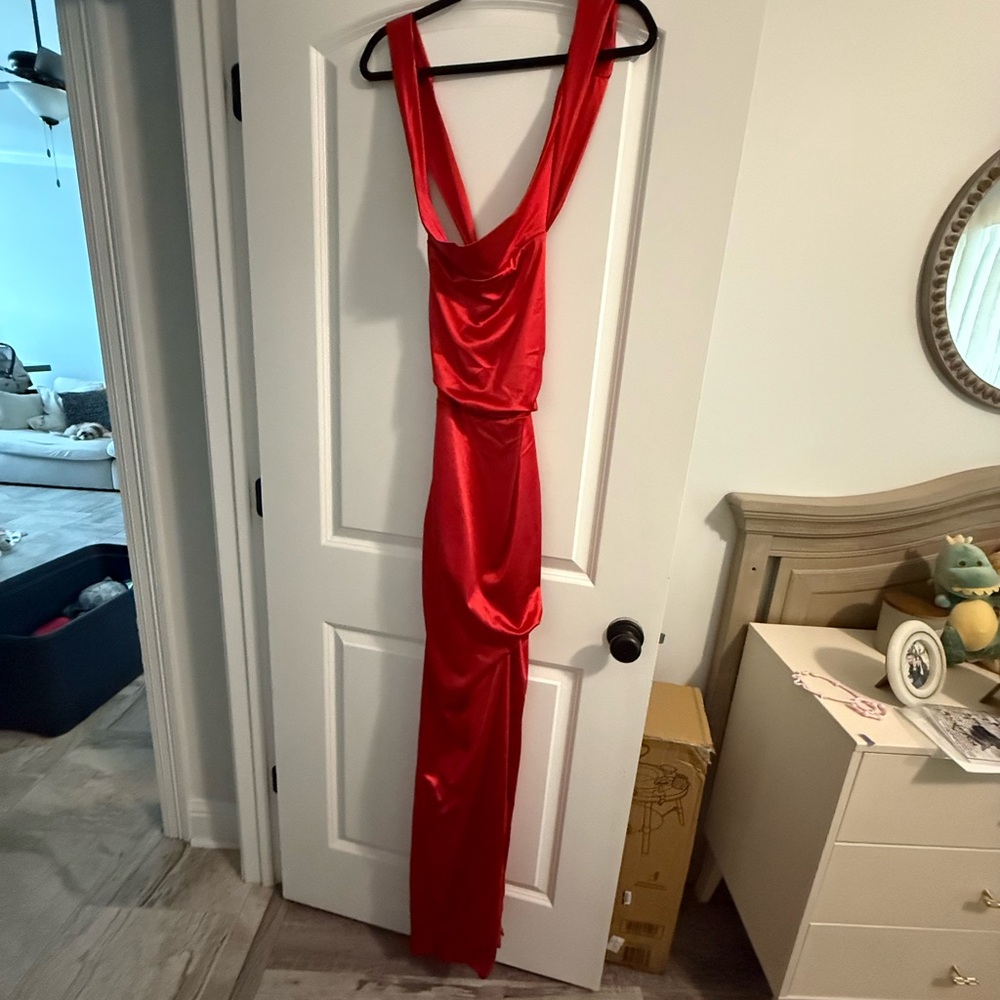 Elegant Red Prom Dress